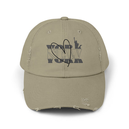 District Unisex Distressed Cap