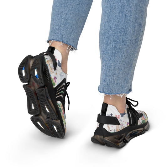 Women's Mesh Sneakers in Black
