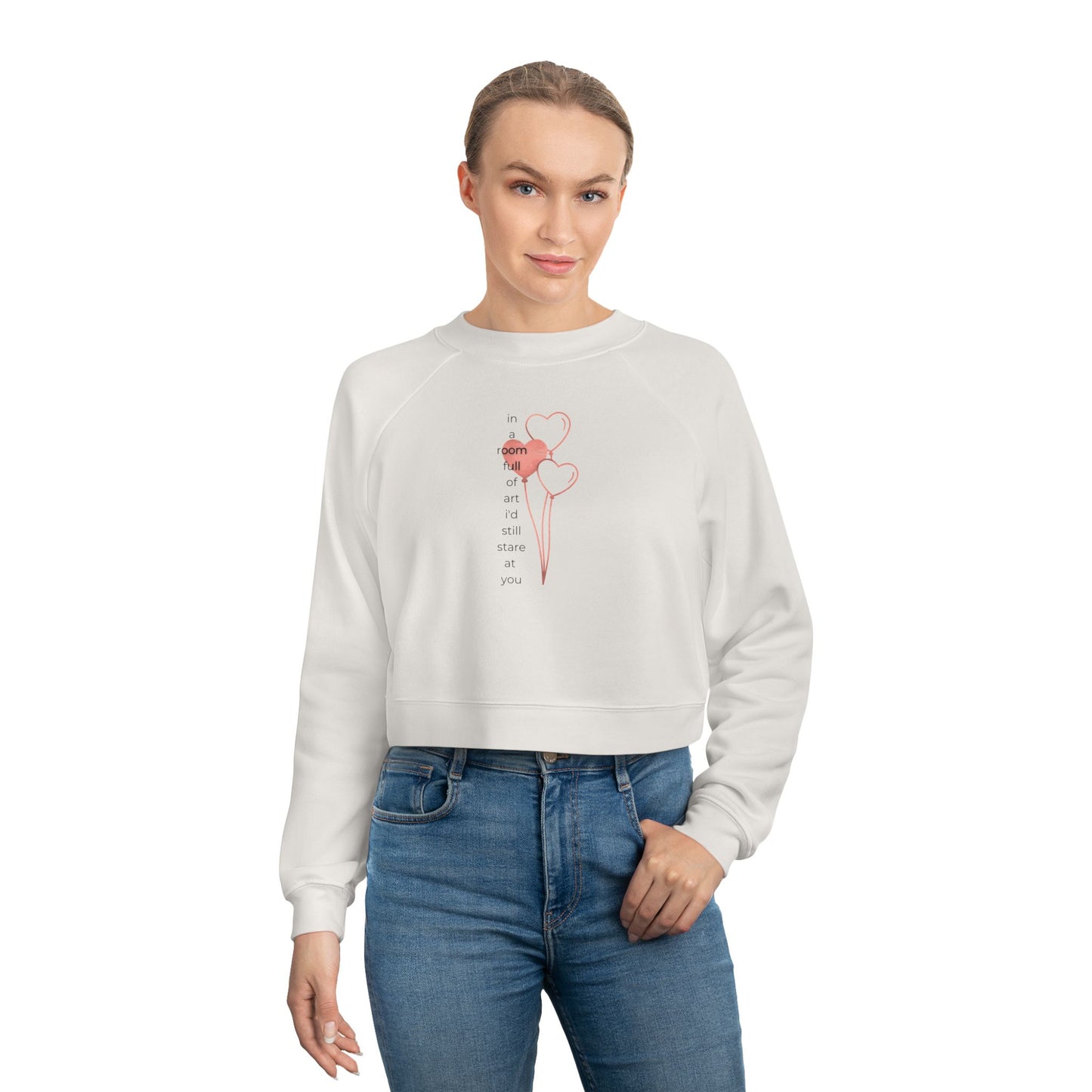 Bella+Canvas Women's Cropped Fleece Pullover