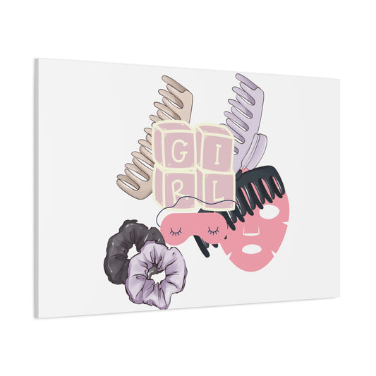 Girl Canvas Art Wall Decor