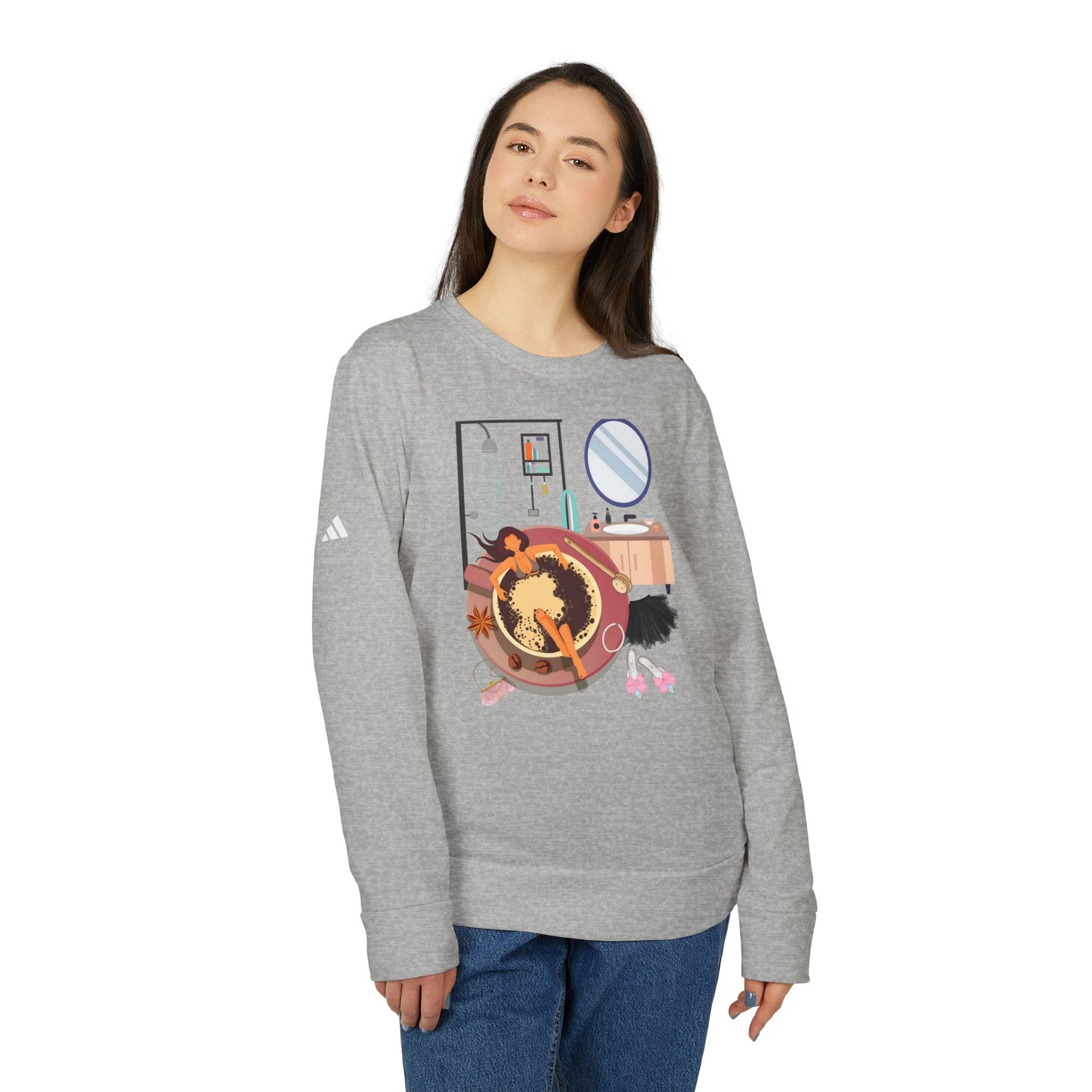 adidas Fleece Crewneck Sweatshirt