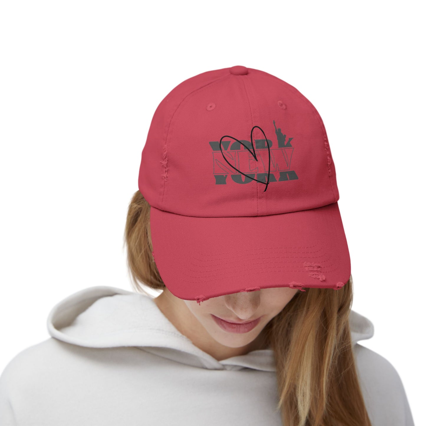 District Unisex Distressed Cap