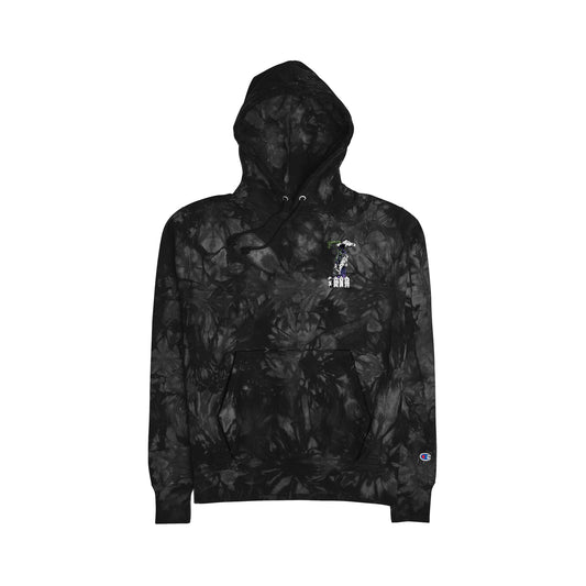 Unisex Champion Tie-Dye Hoodie with Embroidery