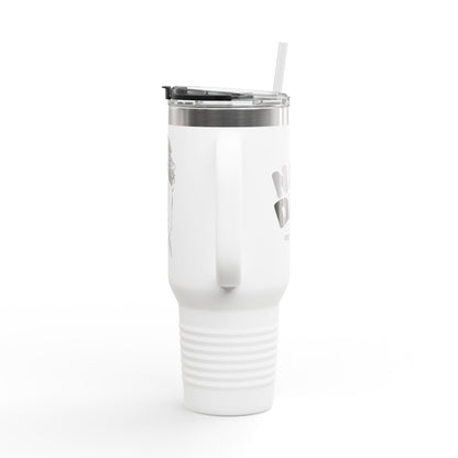 Insulated Travel Mug with Stylish Design 40oz, Eco-Friendly Drinkware