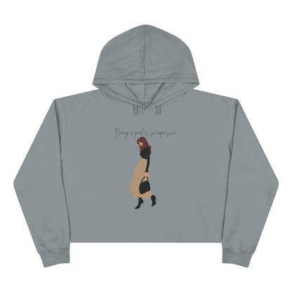 Lane Seven Chic Graphic Crop Hoodie