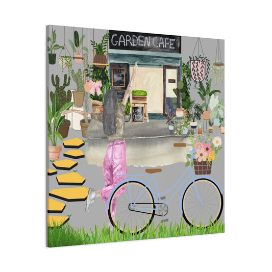 Charming Garden Cafe Wall Art