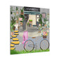 Charming Garden Cafe Wall Art