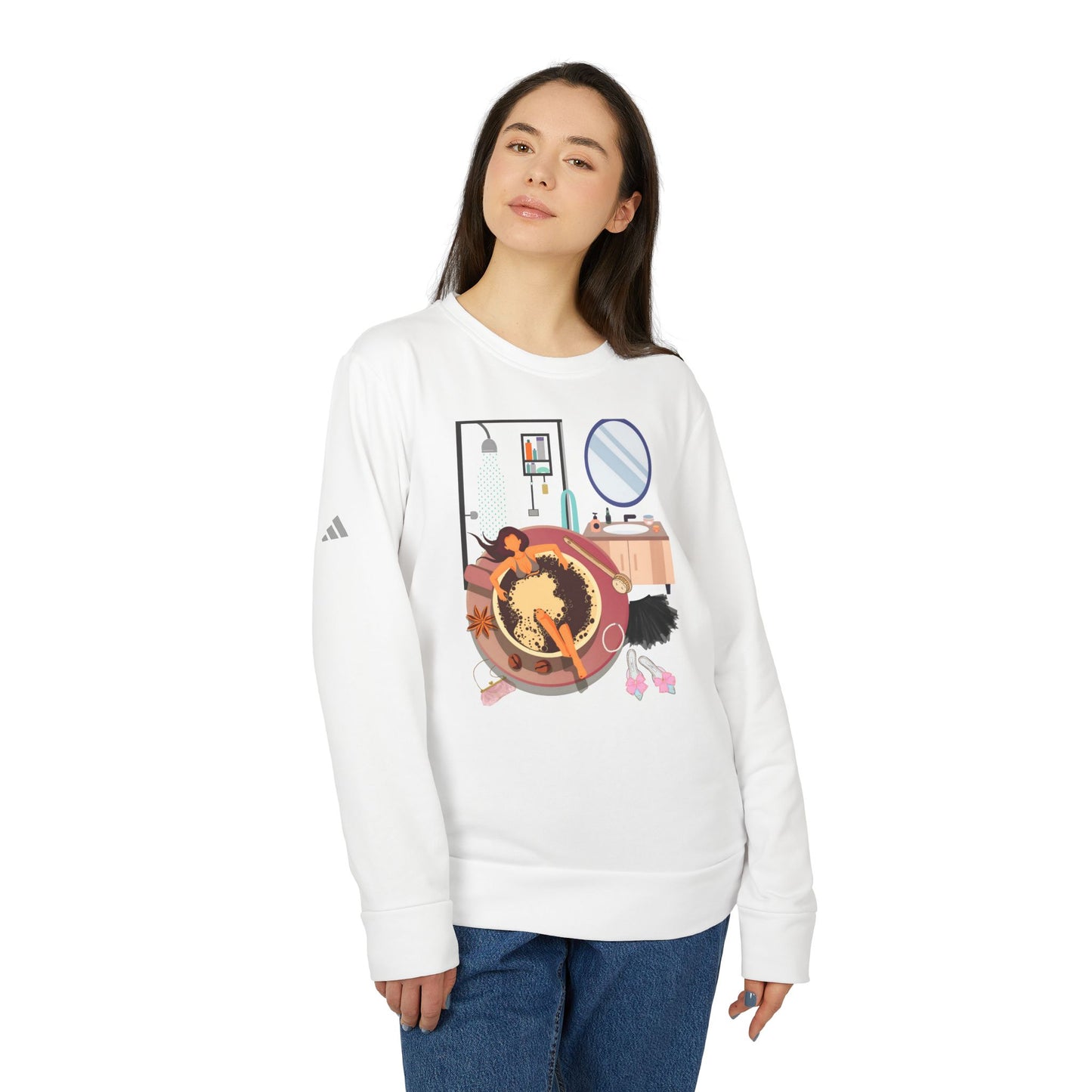 adidas Fleece Crewneck Sweatshirt