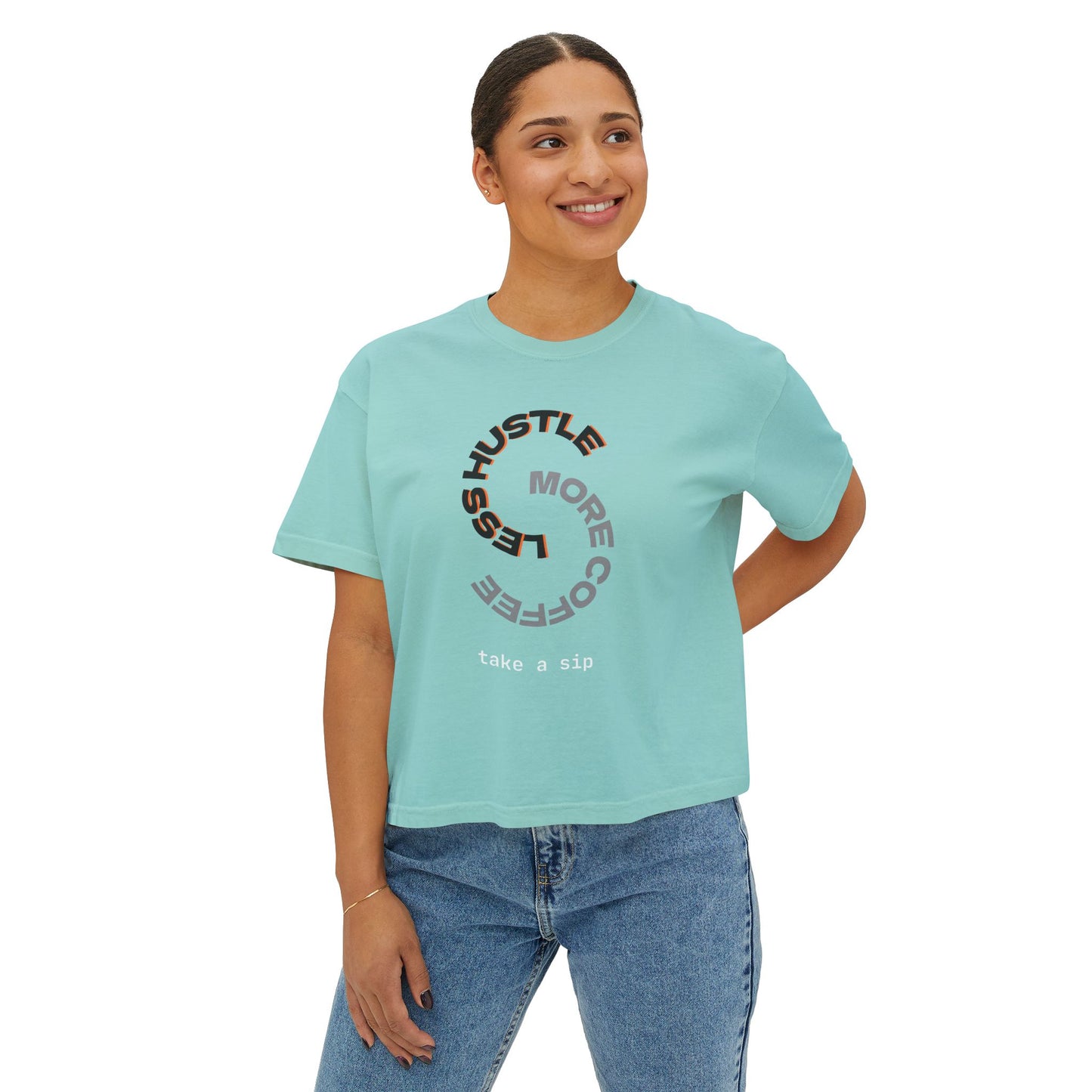 Comfort Colors Boxy Tee, Coffee Lover's Relaxed Fit