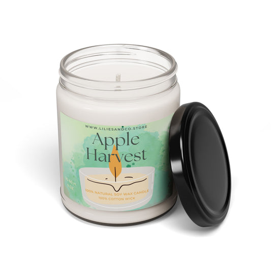 Apple Harvest Scented Soy Candle, 9oz
