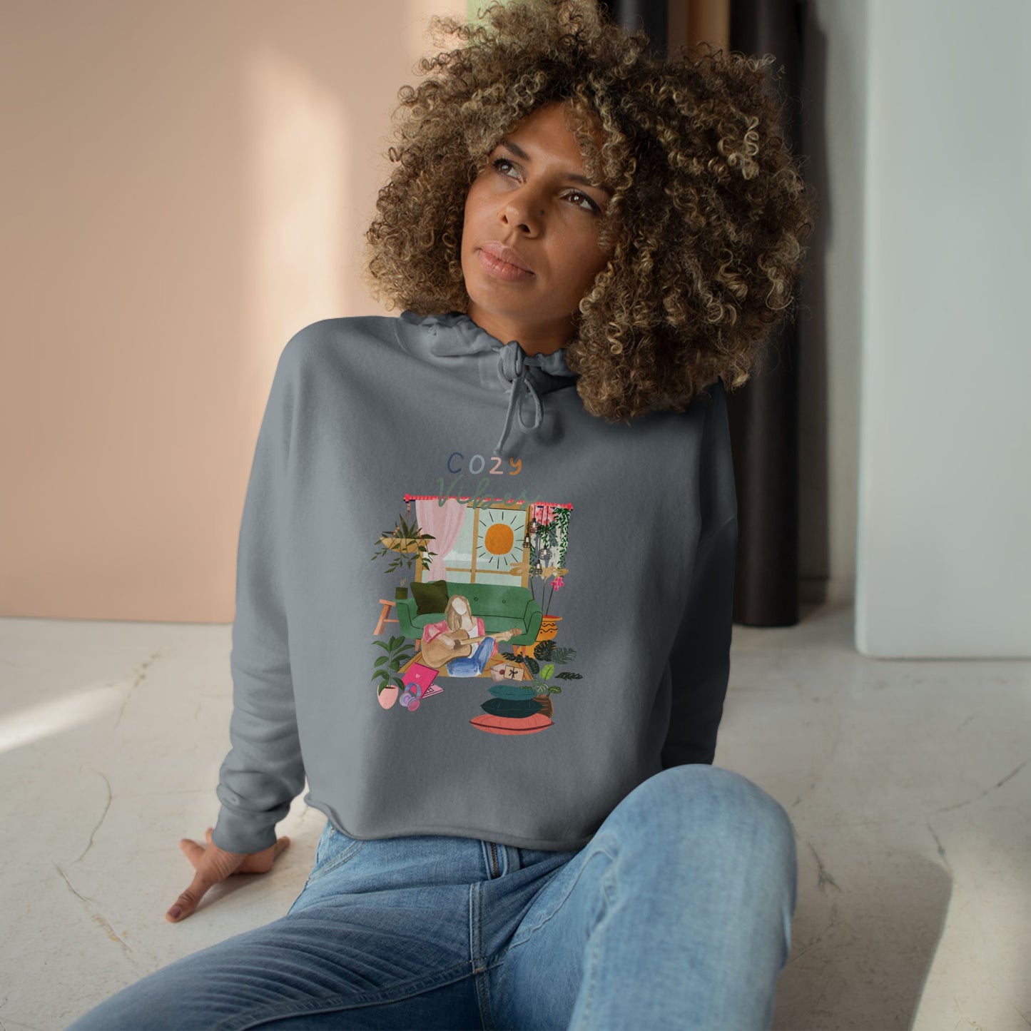 Cozy Vibe Cropped Hoodie