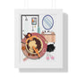 Coffee Bath Framed Vertical Poster
