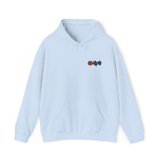 Embroidered-Fruit-Themed Unisex Heavy Blend Hooded Sweatshirt