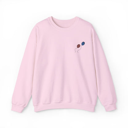 Celebration Emroidered Balloon Unisex Crewneck Sweatshirt