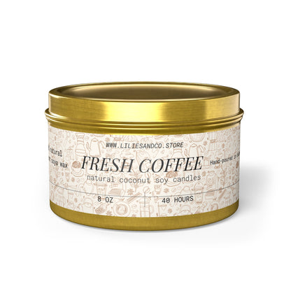 Fresh Coffee Tin Candle