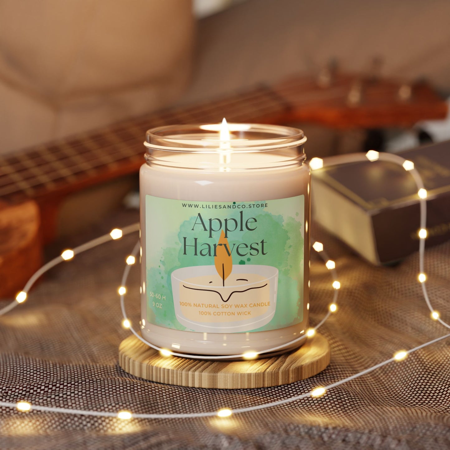 Apple Harvest Scented Soy Candle, 9oz