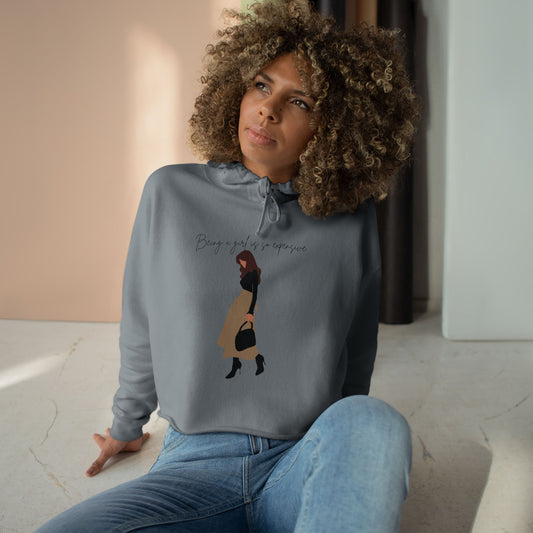 Lane Seven Chic Graphic Crop Hoodie