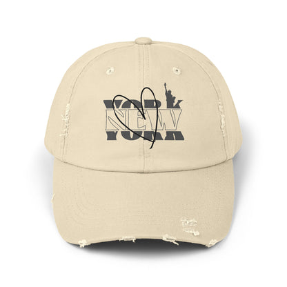 District Unisex Distressed Cap