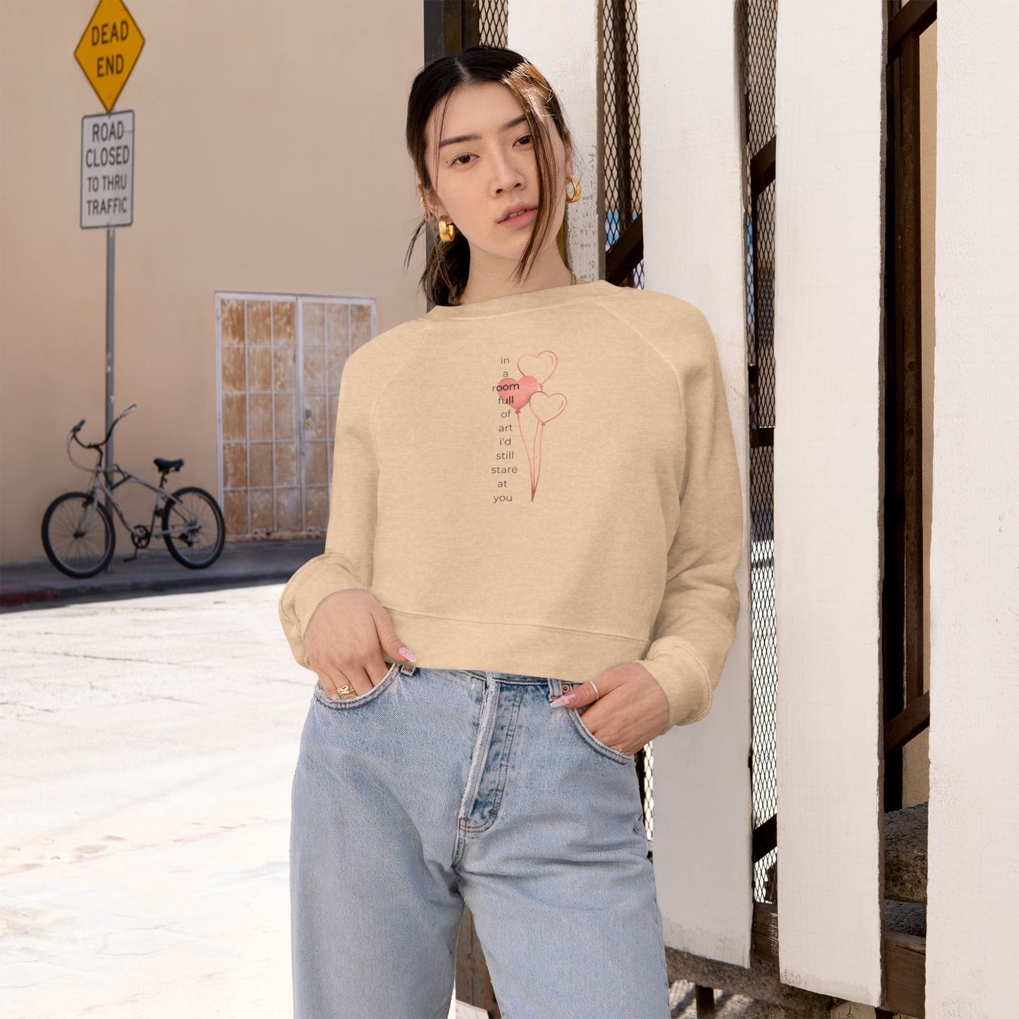 Bella+Canvas Women's Cropped Fleece Pullover