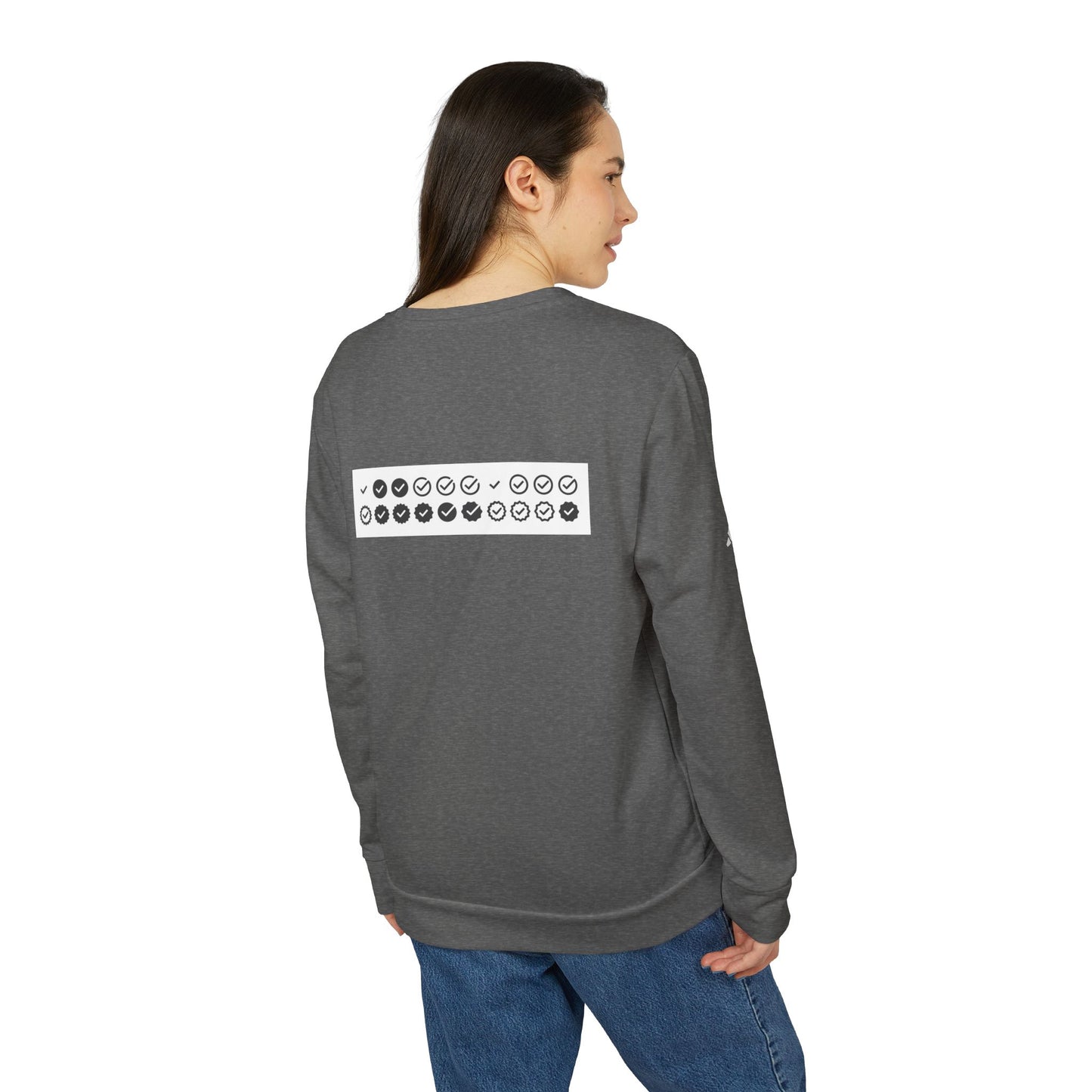 adidas Unisex Fleece Crewneck Sweatshirt