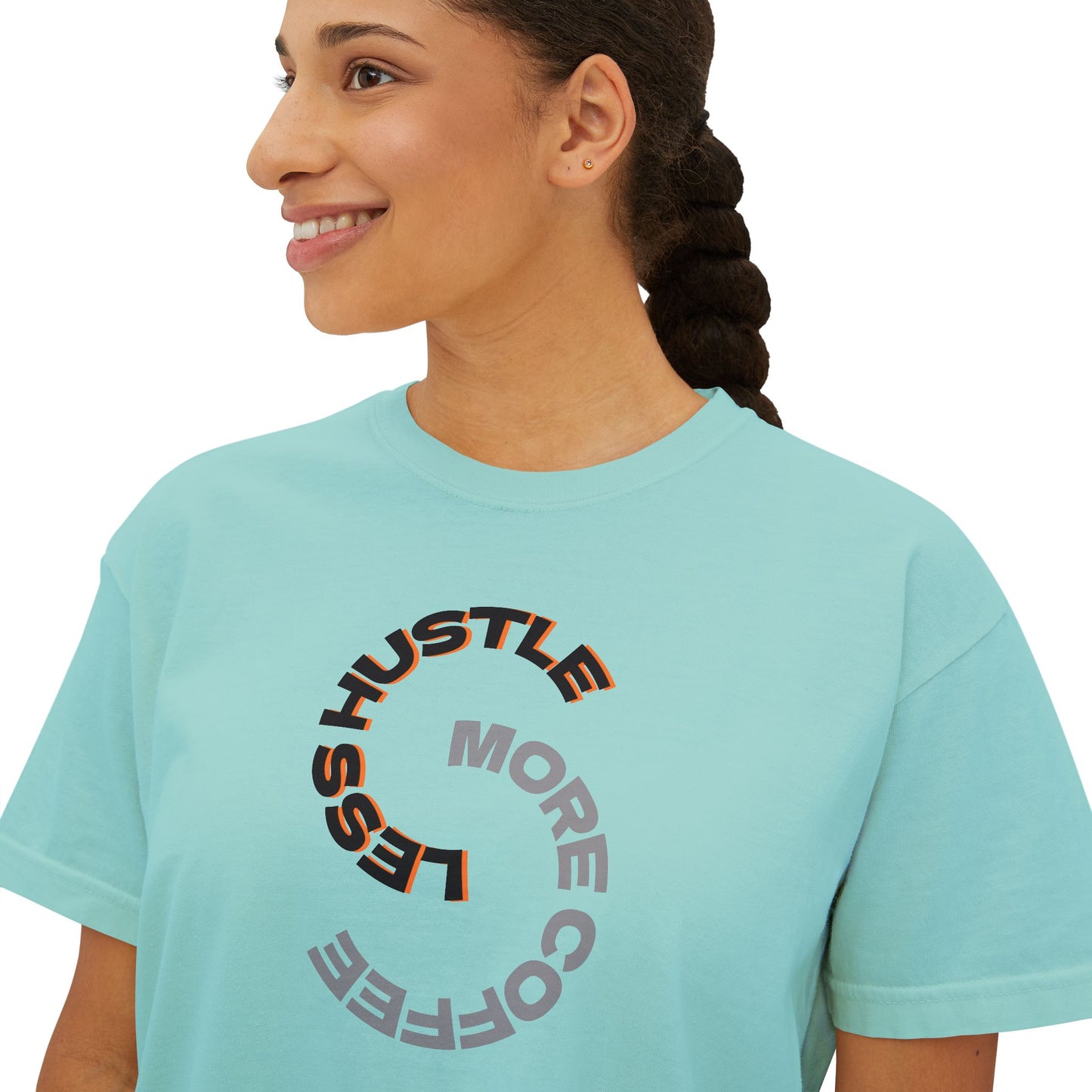 Comfort Colors Boxy Tee, Coffee Lover's Relaxed Fit