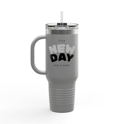 Insulated Travel Mug with Stylish Design 40oz, Eco-Friendly Drinkware
