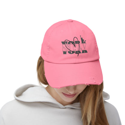 District Unisex Distressed Cap