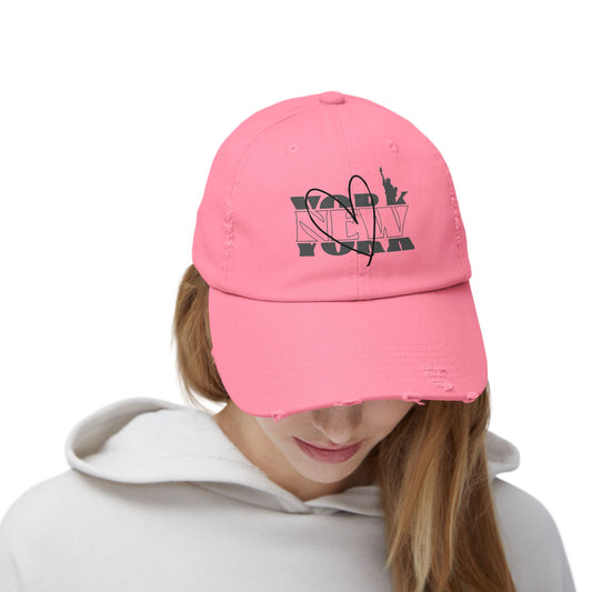 District Unisex Distressed Cap