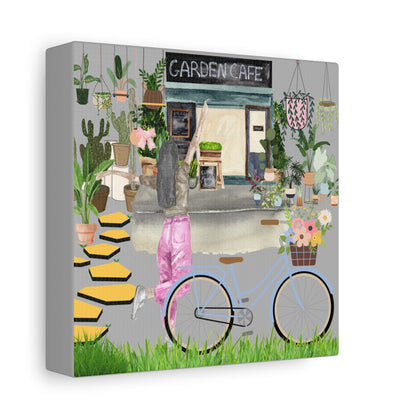 Charming Garden Cafe Wall Art