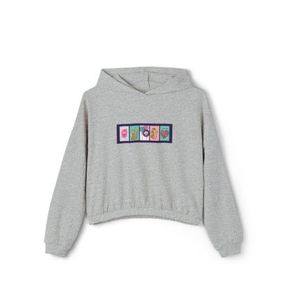 Bella + Canvas Custom Colorful Cinched Bottom Women's Hoodie