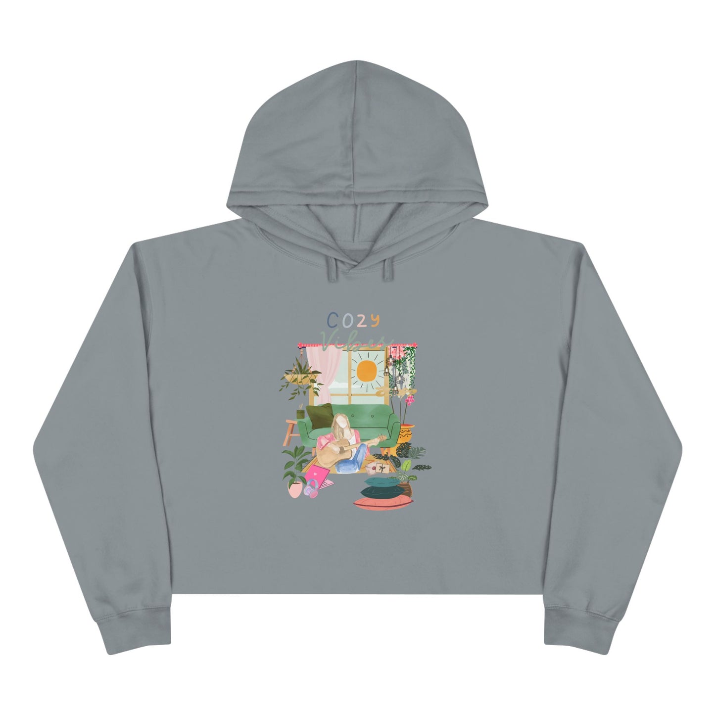 Cozy Vibe Cropped Hoodie