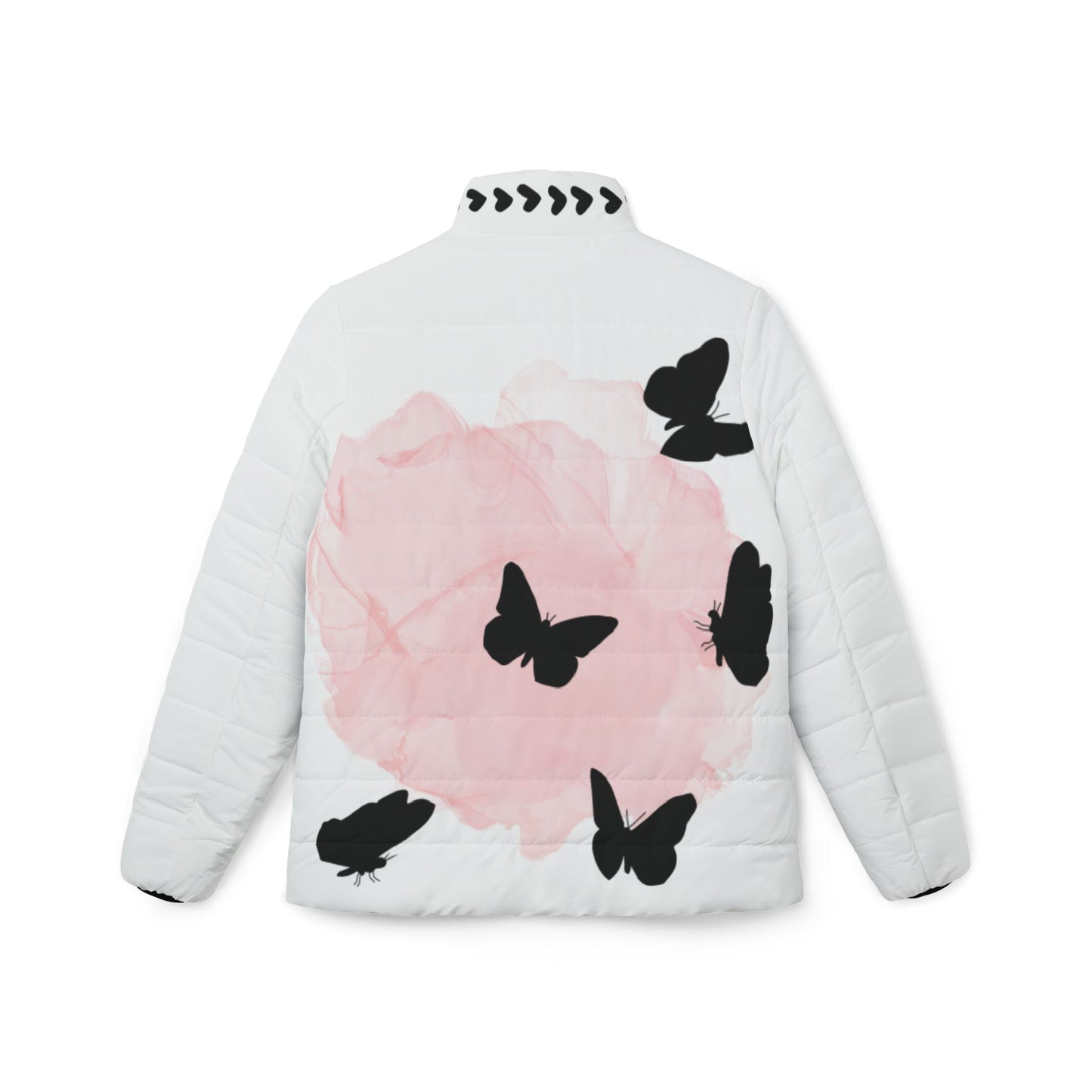 Chic Floral Puffer Jacket for Women