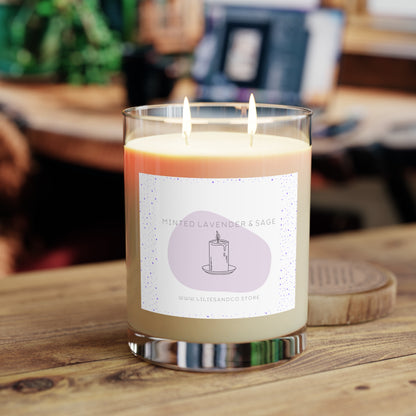 Minted Lavender & Sage Scented Candle
