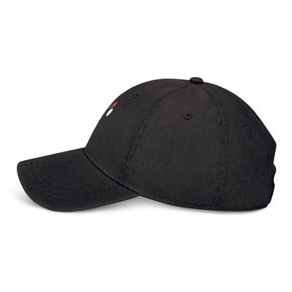 Stylish Denim Hat with Balloon Embroidery | Casual & Fashionable Accessory