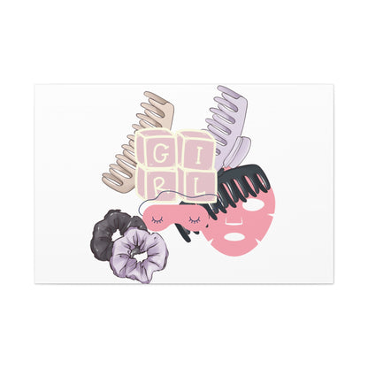 Girl Canvas Art Wall Decor