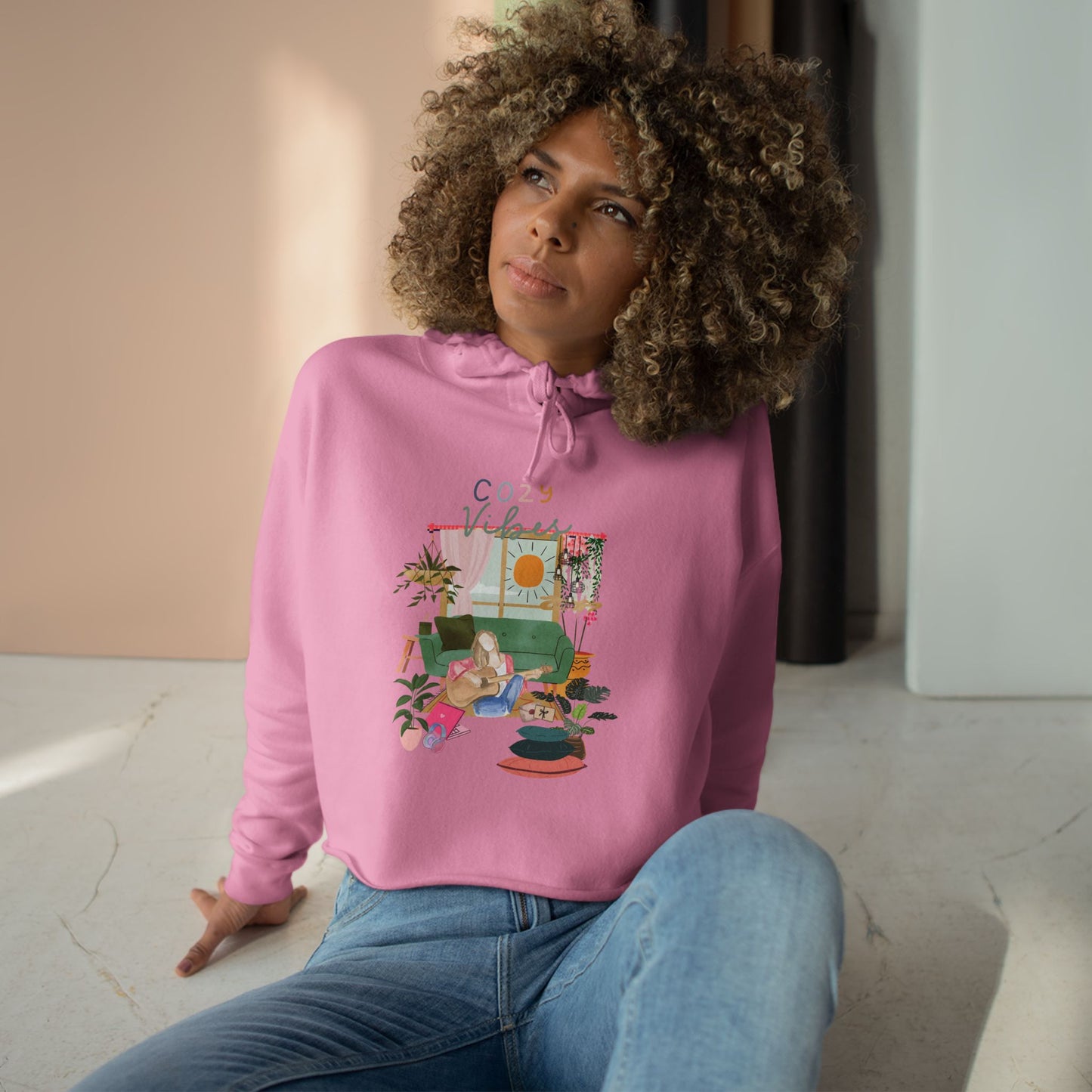 Cozy Vibe Cropped Hoodie
