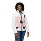 Chic Floral Puffer Jacket for Women