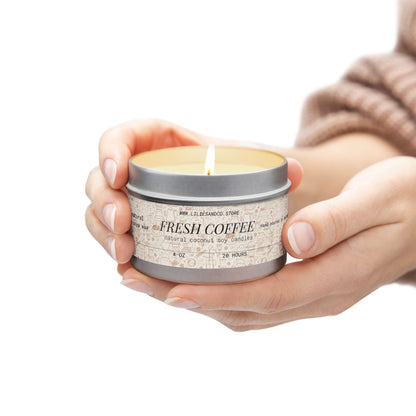 Fresh Coffee Tin Candle