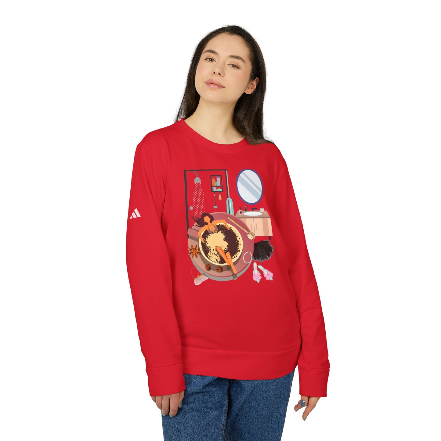 adidas Fleece Crewneck Sweatshirt