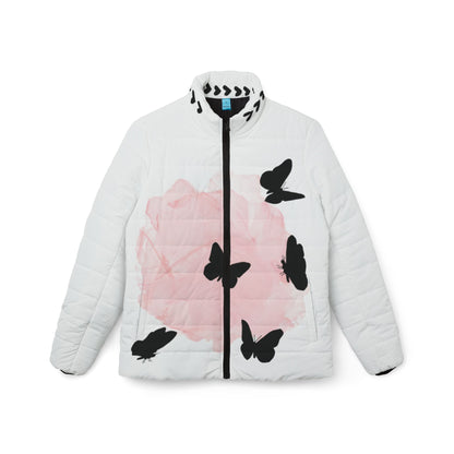 Chic Floral Puffer Jacket for Women
