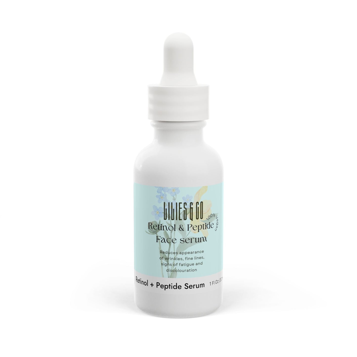 Lilies & Co. Retinol and Peptide Face Serum, 1oz