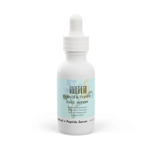 Lilies & Co. Retinol and Peptide Face Serum, 1oz