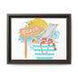 Beach Vibes Framed Canvas Wall Art