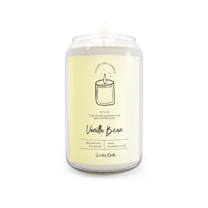 Soy Scented Candle - Vanilla Bean 13.75oz