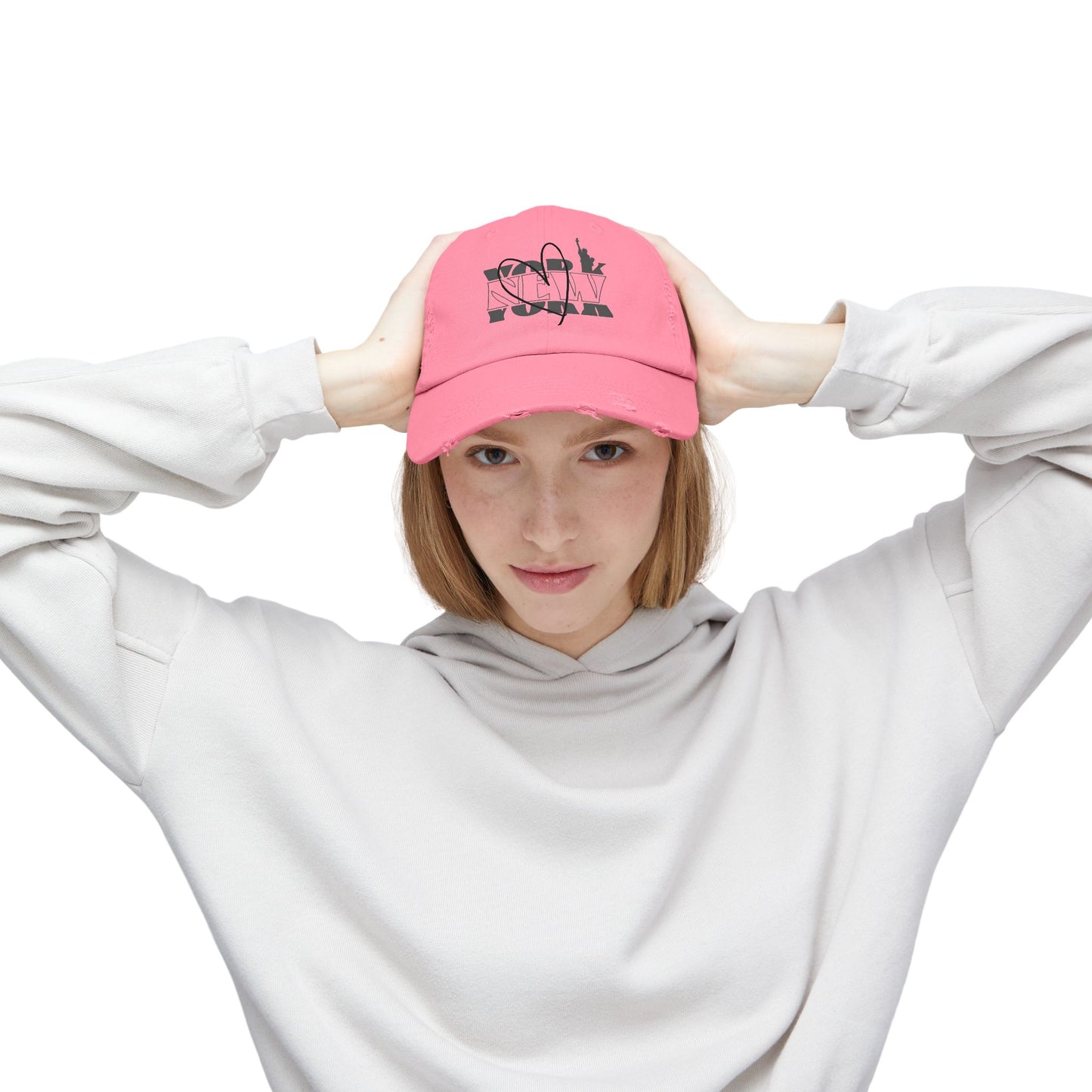 District Unisex Distressed Cap