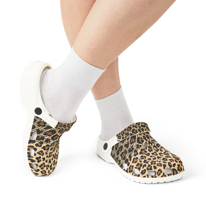 Leopard Print EVA Clogs - Comfortable and Stylish Footwear
